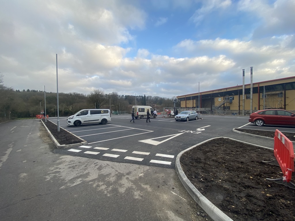 Alton Sport Centre new extended car park (14)